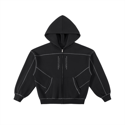 SEPH-AURA - Fleece Zip Hoodie