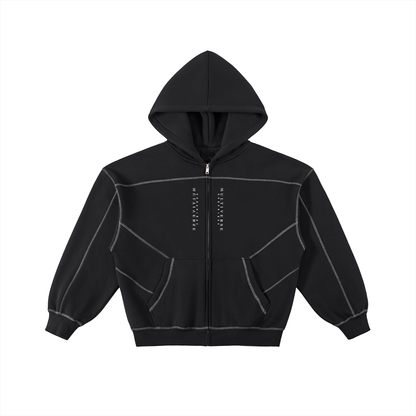 SEPH-AURA - Fleece Zip Hoodie