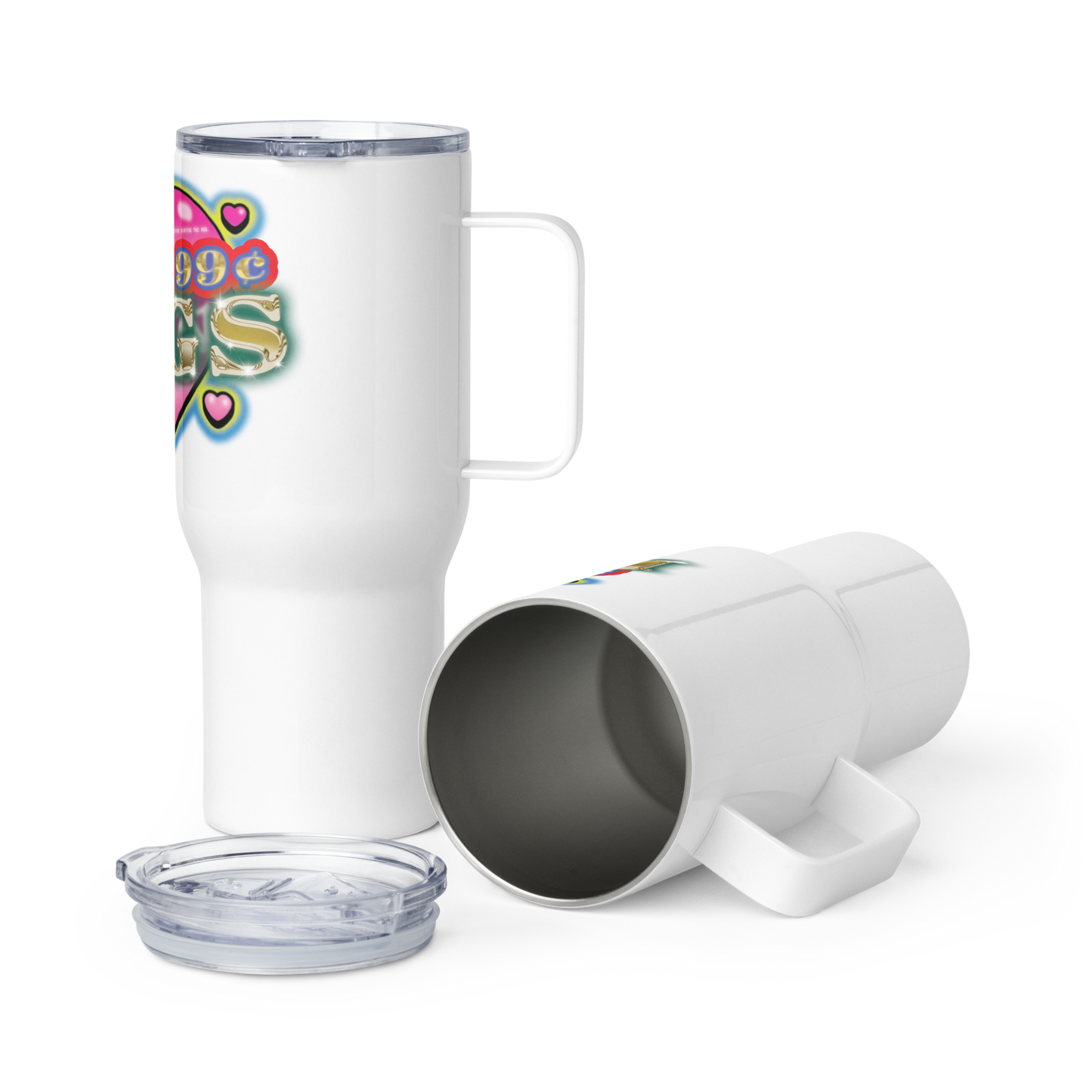 FREE HUGS - Travel mug with a handle