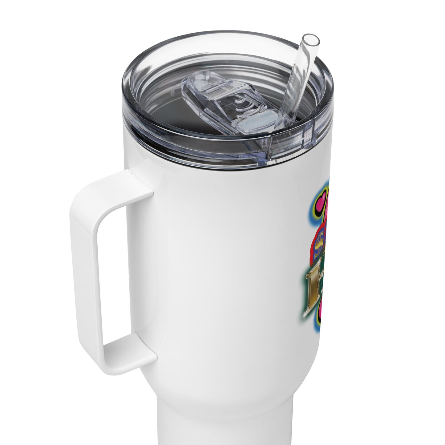 FREE HUGS - Travel mug with a handle