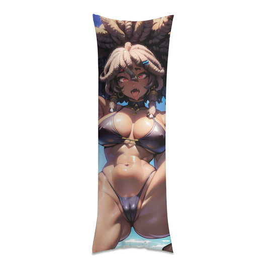 Beach Gyal Faya - Long Pillow Cover